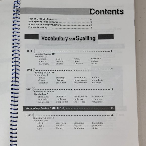 2/$15 ABeka Teacher Vocabulary Spelling V Language Series Homeschool Grade 11 - Picture 5 of 8